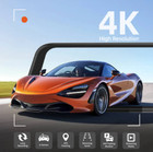 Wolfbox 12  Rearview Mirror Dash Cam Gps 4k 1080p Dual Touch Screen Car Dvr