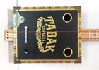 Cigar Box Guitar  3 String  Metal Frets  Piezo Sound Pu  Installed  see Desc 