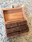 70pcs Alphabet Stamps Vintage Wooden Rubber Letter Number And Symbol Stamp Set