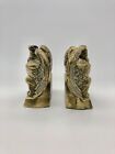 Vintage Brass Eagle Bookends Declaration Of Independence 1776 Patriotic Decor
