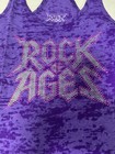 Rock Of Ages The Musical Broadway  Women Burnout Tank  New Official Merchandise 