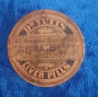 Antique Dr  Tutt s Liver Pills Wooden Box Collectible Pieces
