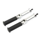 Chrome Footrests Mount Brackets For Harley Softail Bob 2018-2024 Rear Passenger