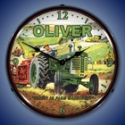 New Oliver Tractor Retro Advertising L e d   Lighted Clock - Free Shipping 