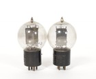 2 Matched  Strong Western Electric 205-d Tubes   Test 56 37   59 37 On Tv-7