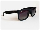 Ray-ban Rb4165 622 t3  Justin Polarized Sunglasses Grey Classic Frame 54mm