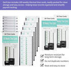 600 E8 Weekly Thermal Time Cards For Employees     Compatible With Lathem 2100hd  
