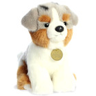     New Aurora World Stuffed Plush Toy Australian Shepherd Aussie Soft Dog Plushie