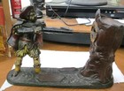 Antique William Tell Cast Iron Mechanical Bank Pat d Feb 2  1875 J   E Stevens