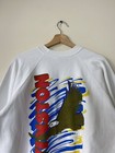 Vintage 90   s Winston Cigarettes Promo Art Quote White Sweatshirt - Large