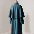 Men s Sky Blue Wool Inverness Cape Coat   Civil War Union Mounted Greatcoat