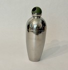 Vintage Michael Graves Art Deco Design Stainless Steel Olive Cocktail Shaker Htf