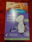 Lansinoh Silicone Manual Breast Pump For Breastmilk With Cap   Strap Nib