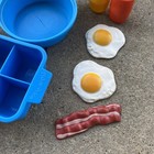Fisher Price Fun With Food 1987 Eggs  Sunny Side Up With Bacon Vintage Pan