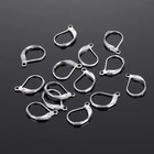 100 Pcs 925 Sterling Silver Earring Hooks Beads For Jewelry Making Ear Wires Set