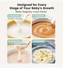 Grownsy Baby Food Maker With Steam Basket  One Step Baby Food Processor Steamer