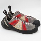 Scarpa Helix Rock Climbing Bouldering Shoes Mens Us 9  Women 10 Leather Euc