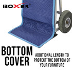 Boxertool Quilted Hand Truck Cover  62  X 17  Full Coverage Dolly Covers