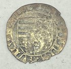 1468-1470 K Hungary 1 Denier   Denar Eh 562i Twice Cut Shield Matthias Madonna