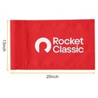 Rocket Classic Pga Tour Golf Pin Regulation Tube Flag 13x20inch Red