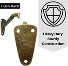 Heavy Duty Handrail Bracket Antique Brass  3 Pack  