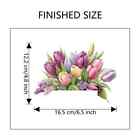 4 Pcs Wall Decals Creative Tulip Switch Removable Flower Switch Leaf Stickers