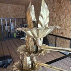 Tall Vintage Adjustable Gold Metal Floor Candelabra Project Candles