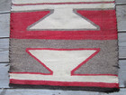 Antique Navajo Rug   Childs   Saddle Blanket - 22  X 43 