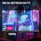 Curved Gaming Monitor 27 Inch Pc Monitor 180hz  Full Hd 1080p Frameless 1800r   
