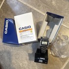 Casio Digital Quartz Alarm Chronograph Water-resistant Silver Bracelet Watch