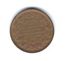 1861 George Washington U s  Mint Oath Of Allegiance Bronze Medal Coin Token