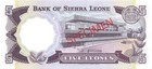 Sierra Leone 5  Leone  4 16 1979 Franklin Mint Specimen Uncirculated Banknote Jk