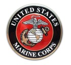 United States Marine Corps Emblem Decal sticker 6 Inch Diameter Military New