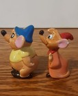 Vintage Walt Disney Gus And Jaq Figurines