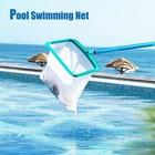 Heavy Duty Cleaning Swimming Pool Fine Mesh Pool Skimmer Leaves Rake Net Scooper