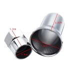 4x Silver Chrome Valve Stem Cap Cover Wheel Sleeve Slide Car truck bicycle Short