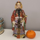 Antique Chinese Porcelain Figurine Statue 8 Inch Tall Chinese God