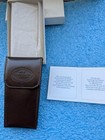 Air France Concorde Airplane New In Box Brown Leather Manicure Kit Look And See