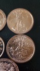  5  1oz Copper Rounds Assorted Lot 999 Fine Copper Rounds