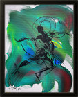 Colorful Abstract Wall Art 11x14 Original Painting Modern Canvas Home Decor