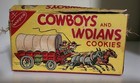 Vintage 1956 Nabisco Cowboys And Indians Cookie Box  Very Rare