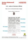Techmod 1 72 Us Military Letters And Numbers White Decals 6 Styles 2 Sheets
