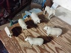 Original Marx 1950s Tan Prize Livestock  Lot Farm Animals Playset Barnyard