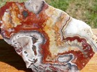 Tcr Laguna Lace Agate jasper lapidary Rough Slab 332 Grams