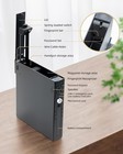Car Gun Safe - Quick Access Vehicle Handgun Safe With Fingerprint   Keypad      