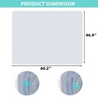 60  Office Chair Mat Non-slip Texture Desk Solid Floor Mat Protector Carpet