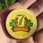 3d Golden Lucky Challenge Coin Funny Good Luck  Pocket Token Gifts For Men Women