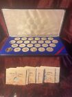 1985 Treasure Coins Of Caribbean  Complete Set 25 Sterling Silver  20 Bvi Coins