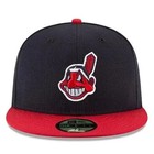 New Cleveland Indians Cle Navy red Men s 59fifty Fitted Cap - 5950 Baseball Hat