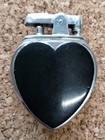 Ronson 1937 Heart Lighter     Art Deco - Not Monogramed  Working   Rare 